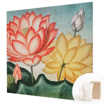 Fototapete mit Motiv von Lotusblumen