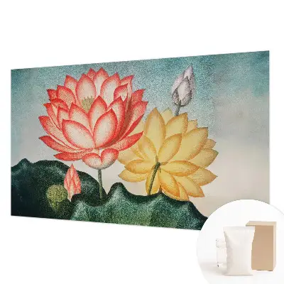 Fototapete mit Motiv von Lotusblumen