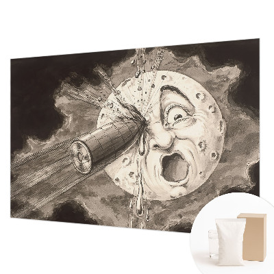 Wandtapete mit Motiv „Kosmische Kollision“