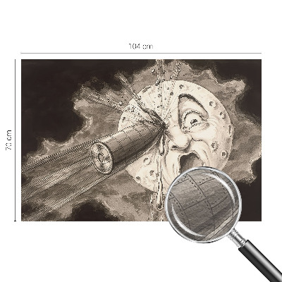 Wandtapete Kosmische Kollision