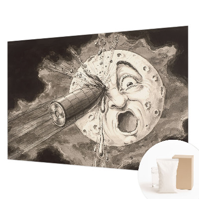 Wandtapete mit Motiv „Kosmische Kollision“