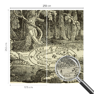 Vlies-Fototapete Magischer Kreis