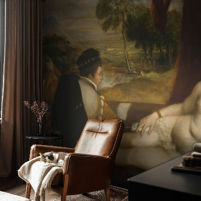Fototapete fürs Wohnzimmer mit einer entspannenden Szene