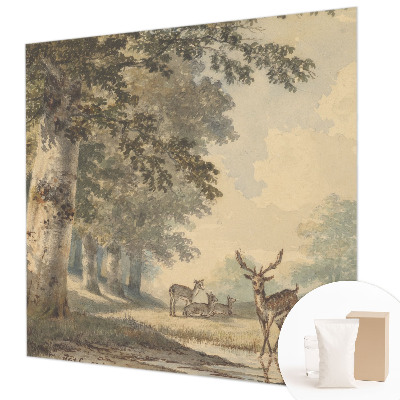 Fototapete fürs Schlafzimmer mit dem Motiv „Waldfrieden“