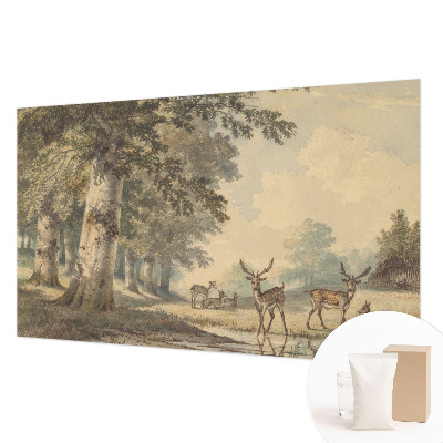 Fototapete fürs Schlafzimmer mit dem Motiv „Waldfrieden“