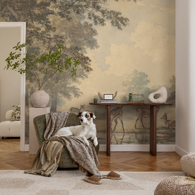 Fototapete fürs Schlafzimmer Waldfrieden