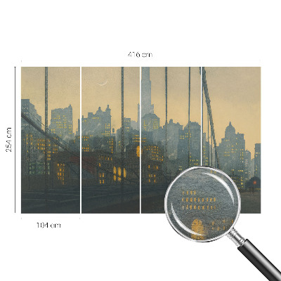 Vliestapete fürs Wohnzimmer Abendpanorama