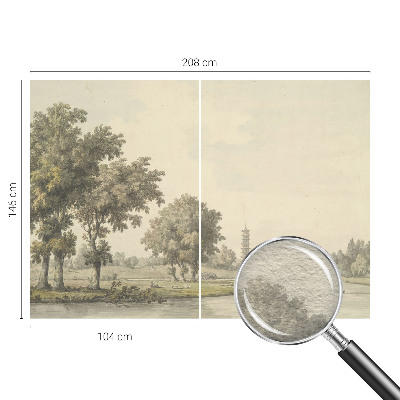 Fototapete mit Motiv eines ruhigen Parks