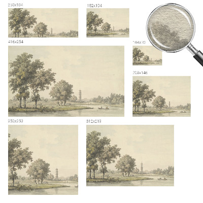 Fototapete mit Motiv eines ruhigen Parks