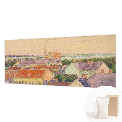 Vlies-Fototapete nach Maß Stadtdächer