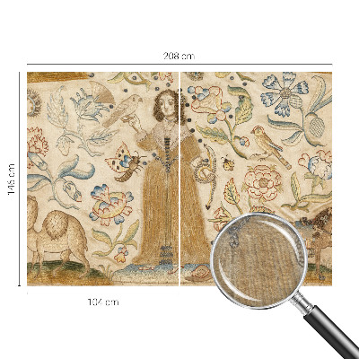 Vlies-Fototapete fürs Wohnzimmer Farbenfrohe Natur