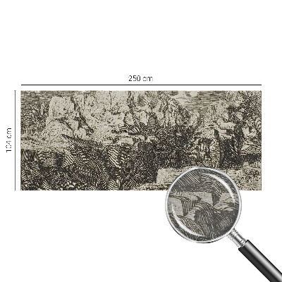 Vlies-Fototapete fürs Schlafzimmer Berglandschaft