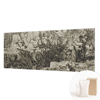 Vlies-Fototapete fürs Schlafzimmer mit Motiv einer Berglandschaft
