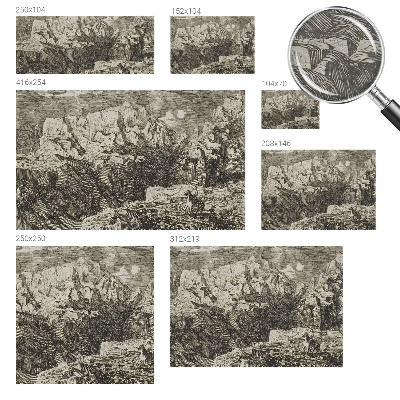 Vlies-Fototapete fürs Schlafzimmer Berglandschaft