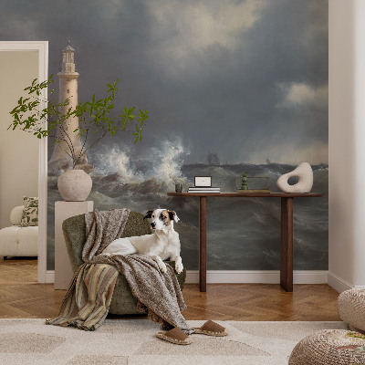 Vliestapete fürs Wohnzimmer Seestürme
