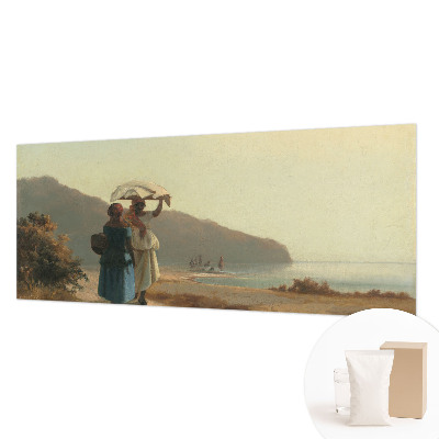 Bedruckte Vlies-Fototapete mit Motiv „Ein Spaziergang am Meer“