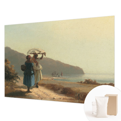 Bedruckte Vlies-Fototapete mit Motiv „Ein Spaziergang am Meer“