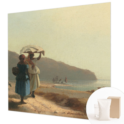 Bedruckte Vlies-Fototapete mit Motiv „Ein Spaziergang am Meer“