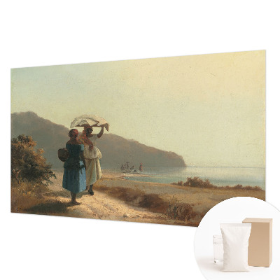 Bedruckte Vlies-Fototapete mit Motiv „Ein Spaziergang am Meer“