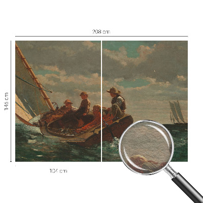 Moderne Vlies-Fototapete mit Seeexpedition-Motiv