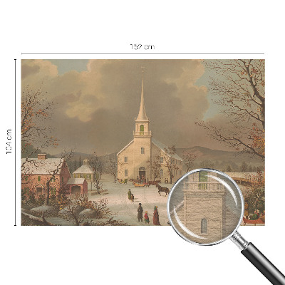Bildtapete mit winterlicher Landschaft