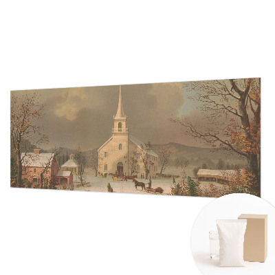 Bildtapete mit winterlicher Landschaft