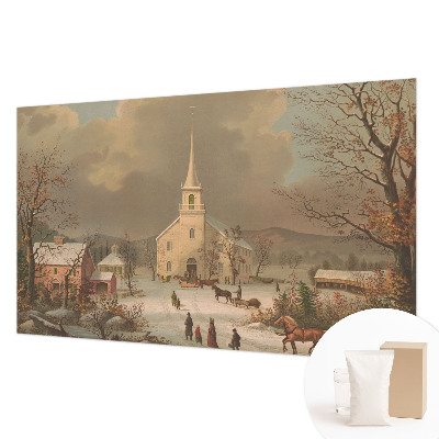 Bildtapete mit winterlicher Landschaft