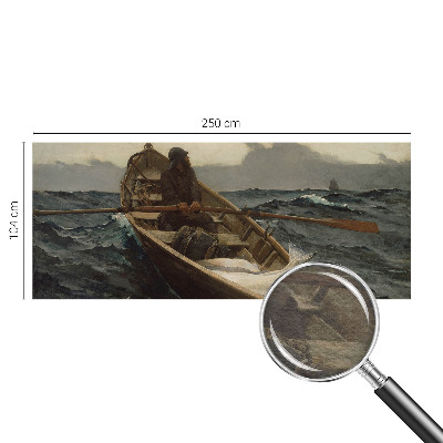 Wand-Fototapete mit einem Motiv eines Fischers auf dem See