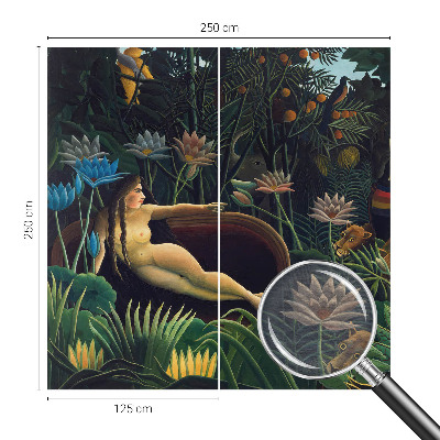 Vlies-Fototapete mit exotischem Dschungelmotiv