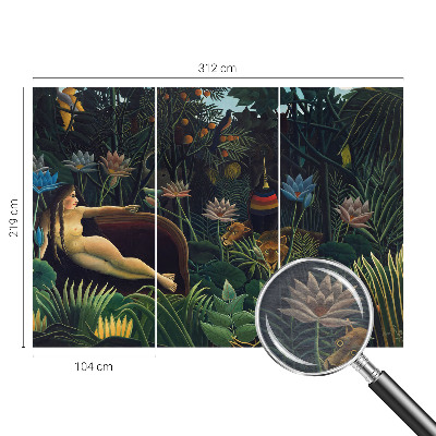 Vlies-Fototapete mit exotischem Dschungelmotiv