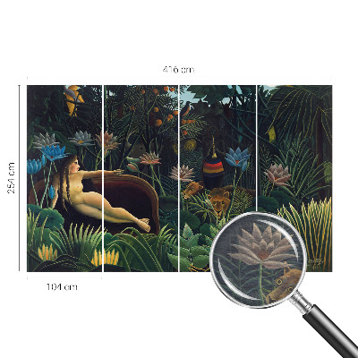 Vlies-Fototapete mit exotischem Dschungelmotiv