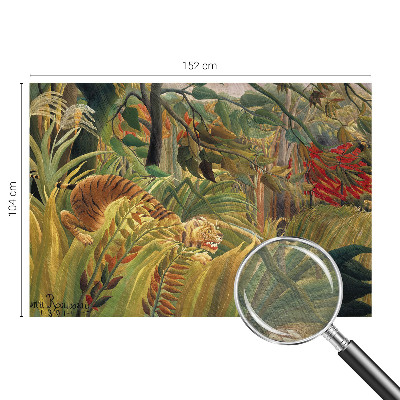 Fototapete fürs Schlafzimmer mit exotischem Tiger-Motiv