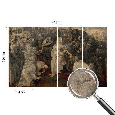 Fototapete fürs Wohnzimmer Geistiges Treffen