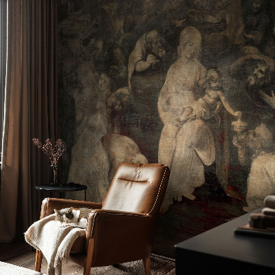 Fototapete fürs Wohnzimmer Geistiges Treffen