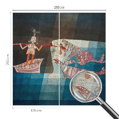 Motivtapete aus Vlies Fischerjäger