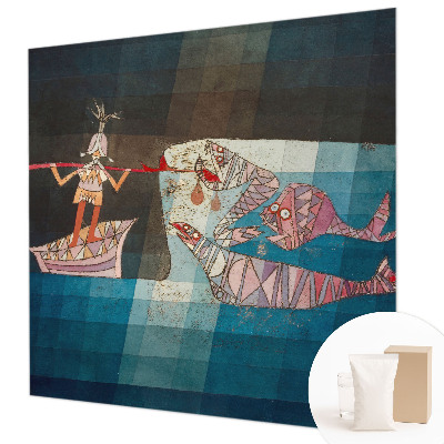 Motivtapete aus Vlies Fischerjäger