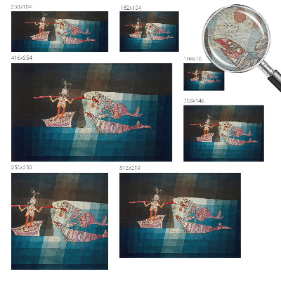 Motivtapete aus Vlies Fischerjäger