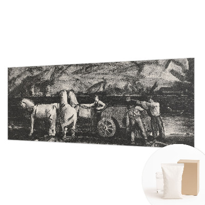 Fototapete aus Vlies Dorfszene