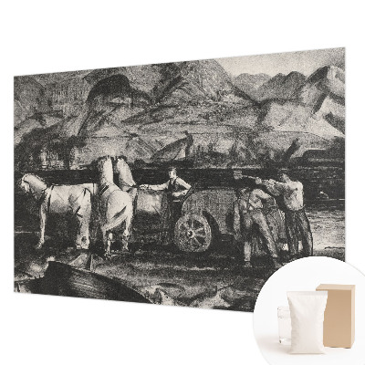 Fototapete aus Vlies Dorfszene