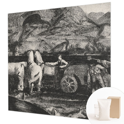 Fototapete aus Vlies Dorfszene