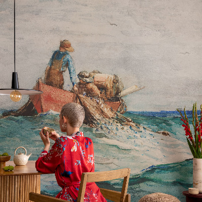 Vlies-Fototapete fürs Kinderzimmer mit Seeexpedition-Motiv