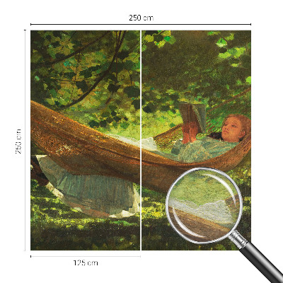 Vliestapete fürs Schlafzimmer Entspannung in der Hängematte