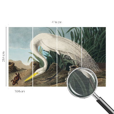 Bedruckte Vlies-Fototapete Majestätischer Reiher