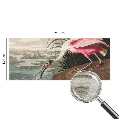 Moderne Vlies-Fototapete mit einem exotischen Vogel als Motiv