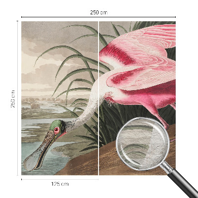 Moderne Vlies-Fototapete mit einem exotischen Vogel als Motiv