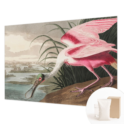 Moderne Vlies-Fototapete mit einem exotischen Vogel als Motiv