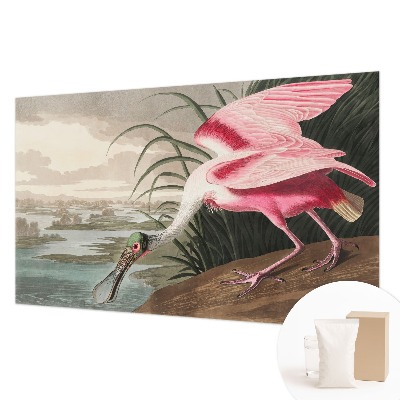 Moderne Vlies-Fototapete mit einem exotischen Vogel als Motiv