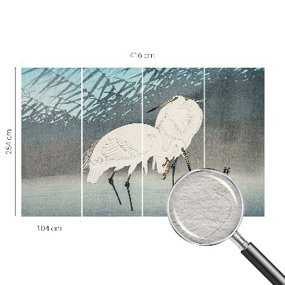 Wand-Fototapete Zarte Vögel