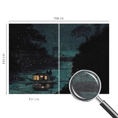 Dekorative Wand-Fototapete Abendlichter