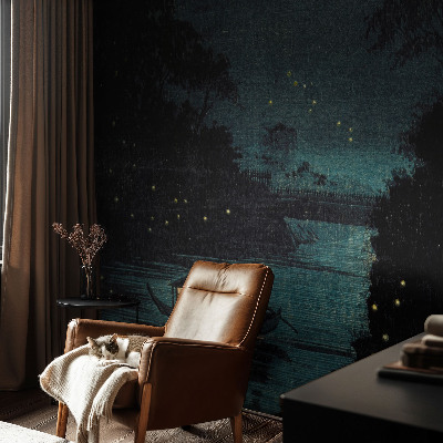 Dekorative Wand-Fototapete Abendlichter